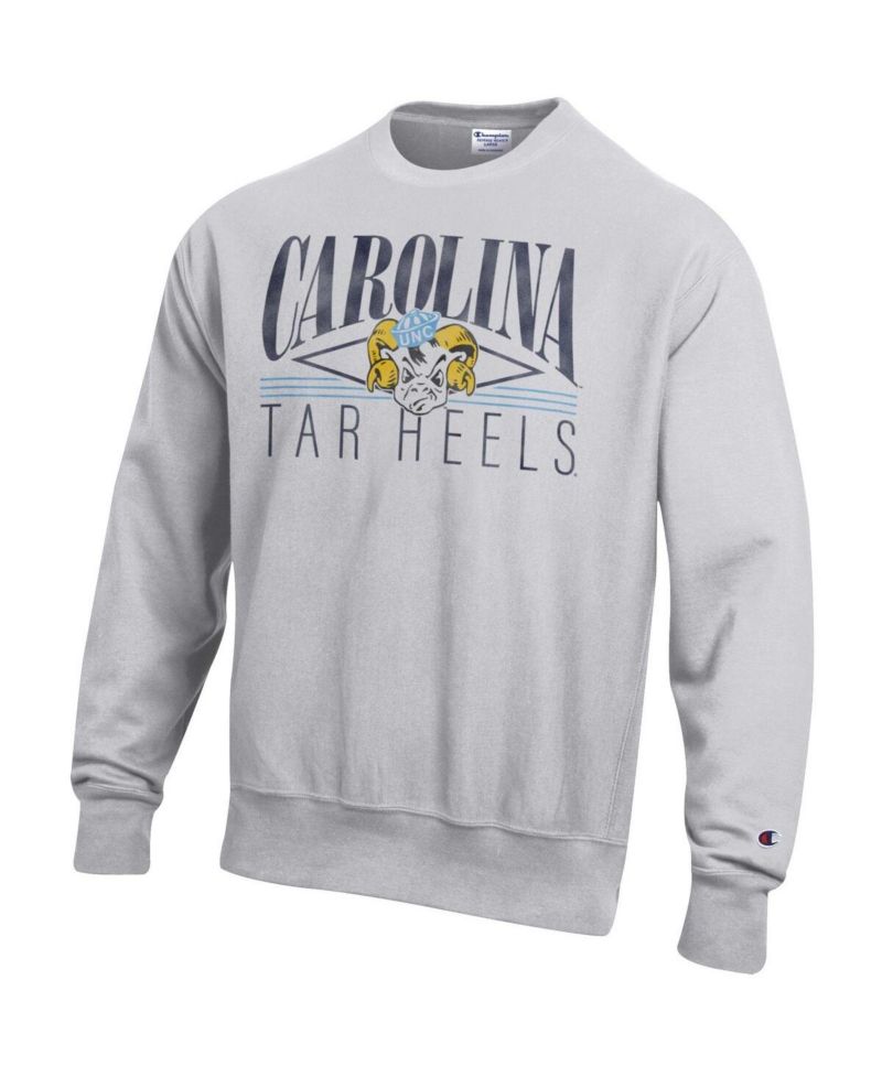 Men's Gray North Carolina Tar Heels Reverse Weave Fleece Sweatshirt