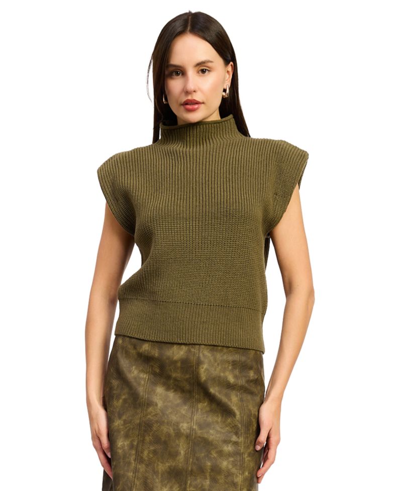 Women's Karalie Mock-Neck Knit Sweater