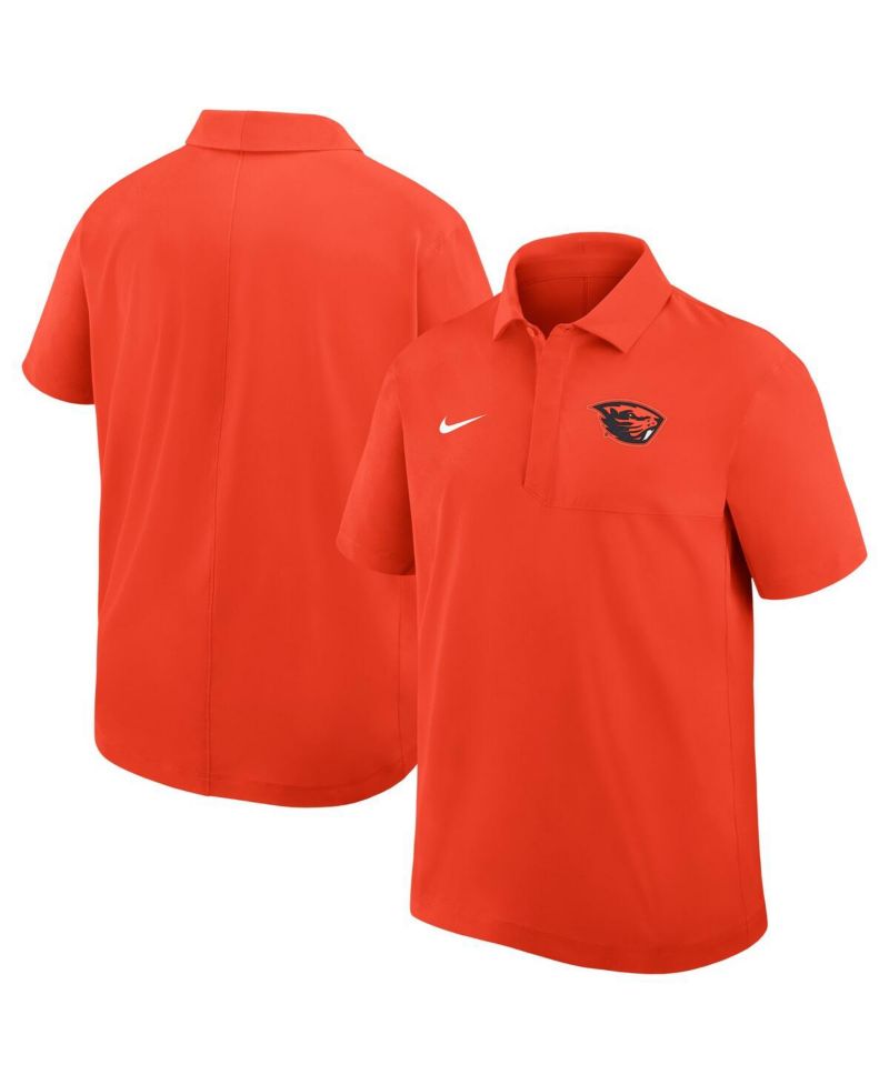 Men's Orange Oregon State Beavers Woven Polo Shirt