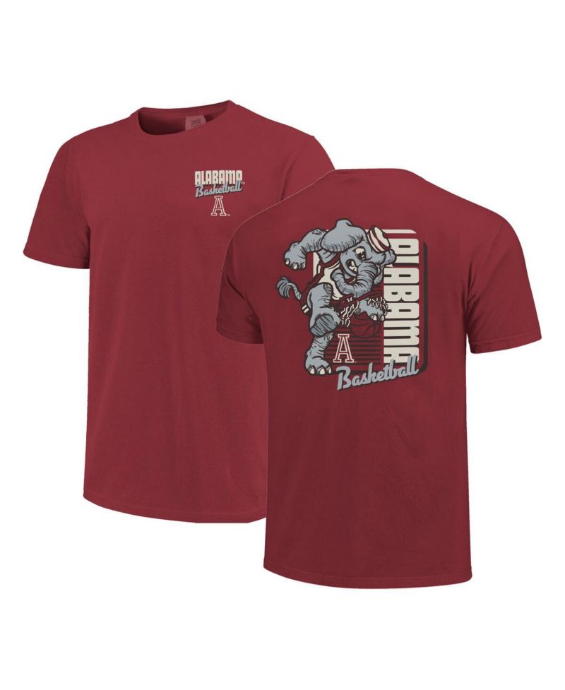 Men's Crimson Alabama Crimson Tide Comfort Colors Mascot Dunk T-Shirt