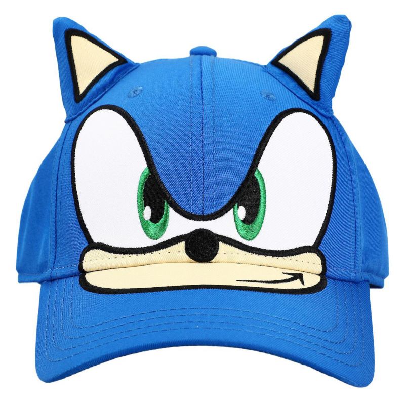 Men's Face with Plush Ears Snapback Hat