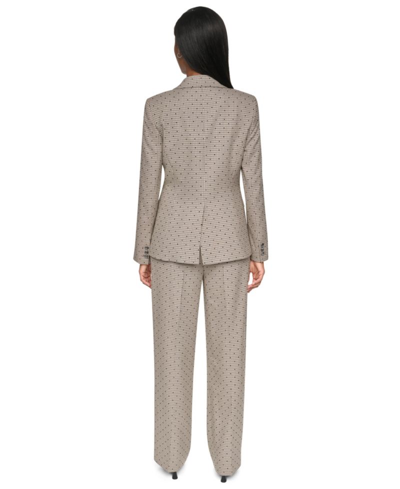 Women's High-Rise Straight-Leg Full-Length Pants, Regular & Petite