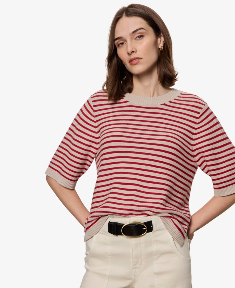 Women's Semi-Cropped Crewneck Sweater