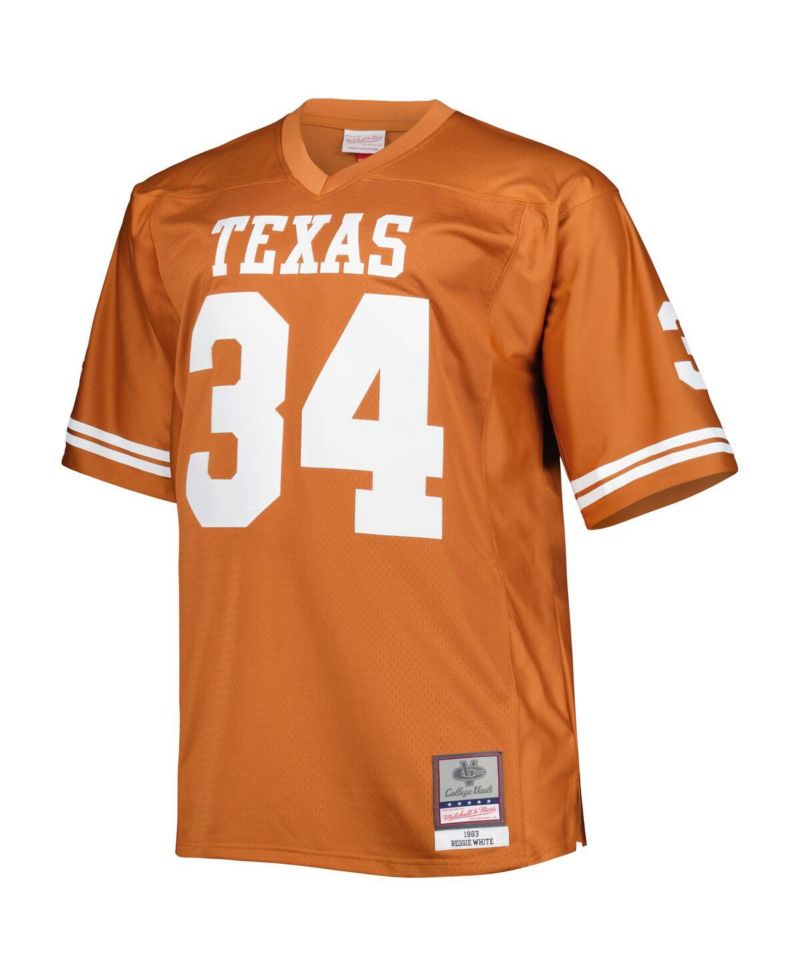 Men's Ricky Williams Texas Orange Texas Longhorns Big and Tall Legacy Jersey