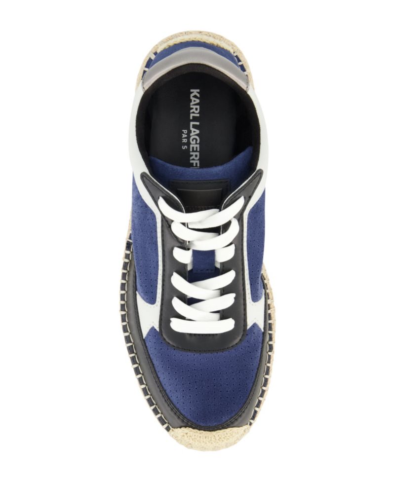 Men's Lace Up Espadrille Chunky Sole Sneakers