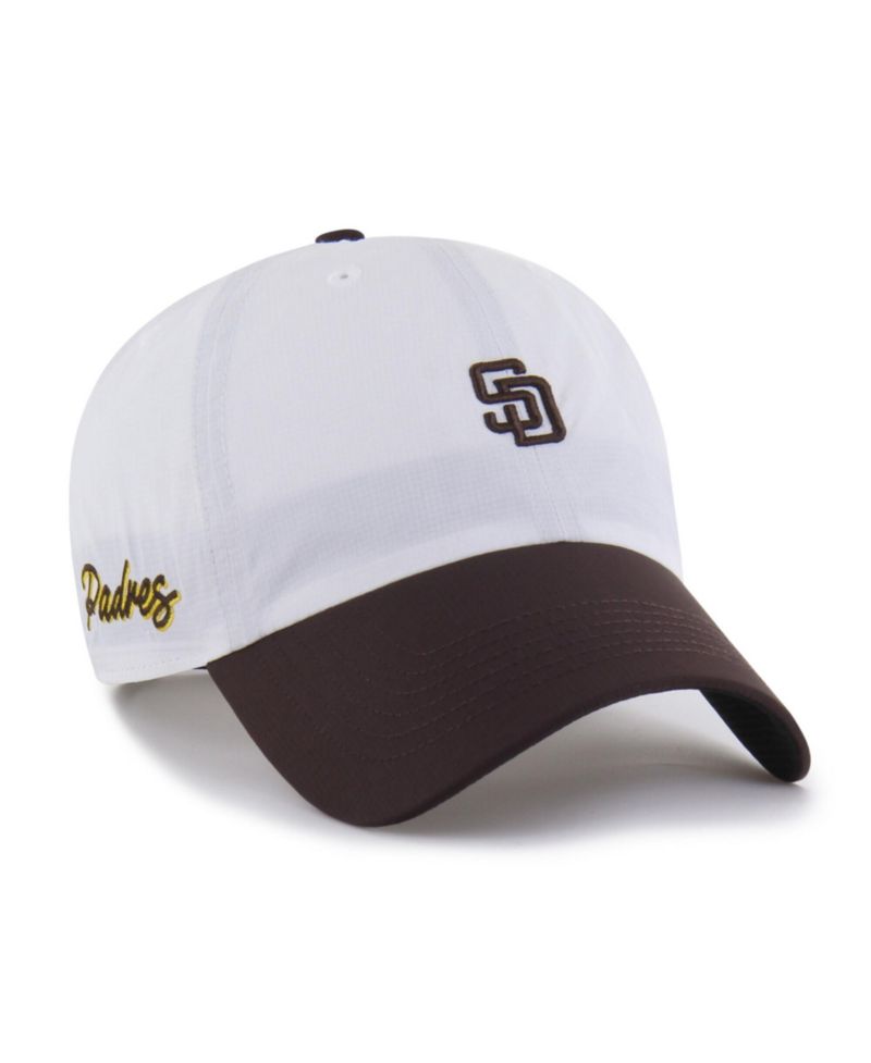 Men's White/Brown San Diego Padres Vista Mini Clean Up brrr Adjustable Hat