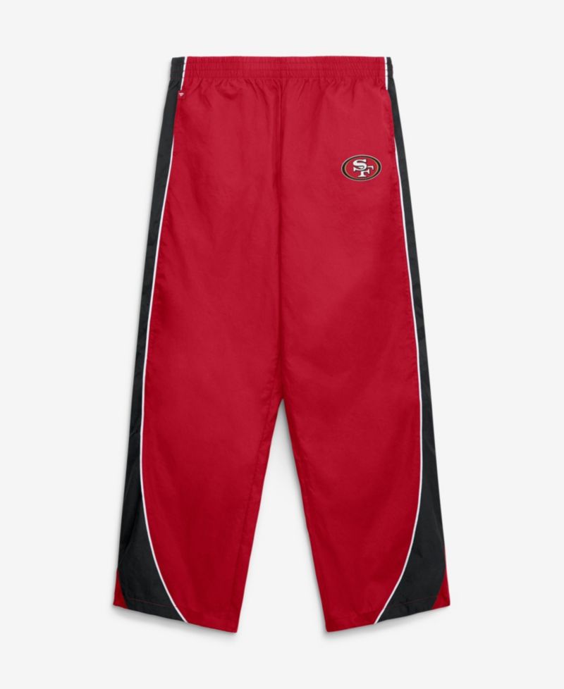 Women's San Francisco 49ers Team First Backwards Lateral Wide-Leg Pants
