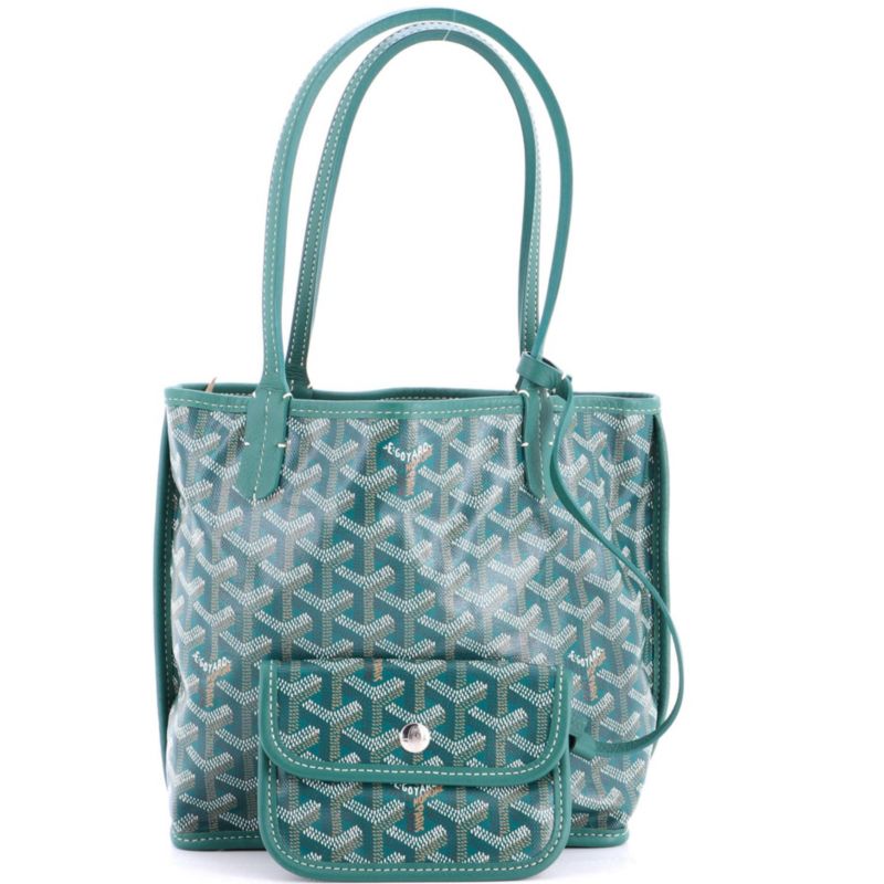 Mini Anjou Reversible Tote Coated Canvas