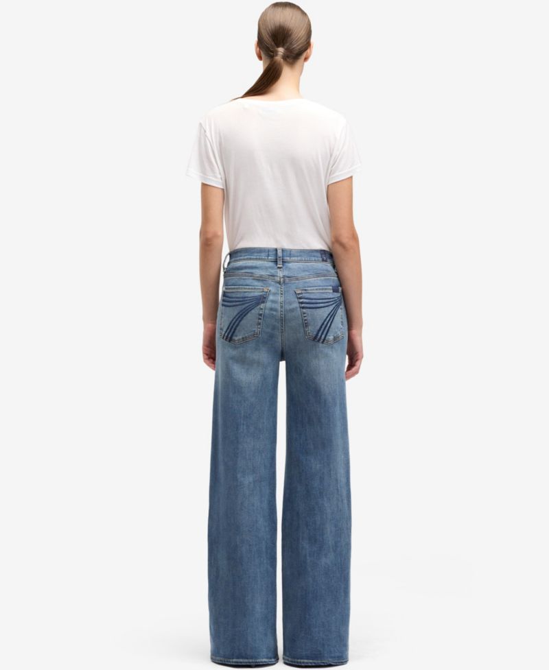 Women's Slim Illusion High-Rise Wide-Leg Jeans