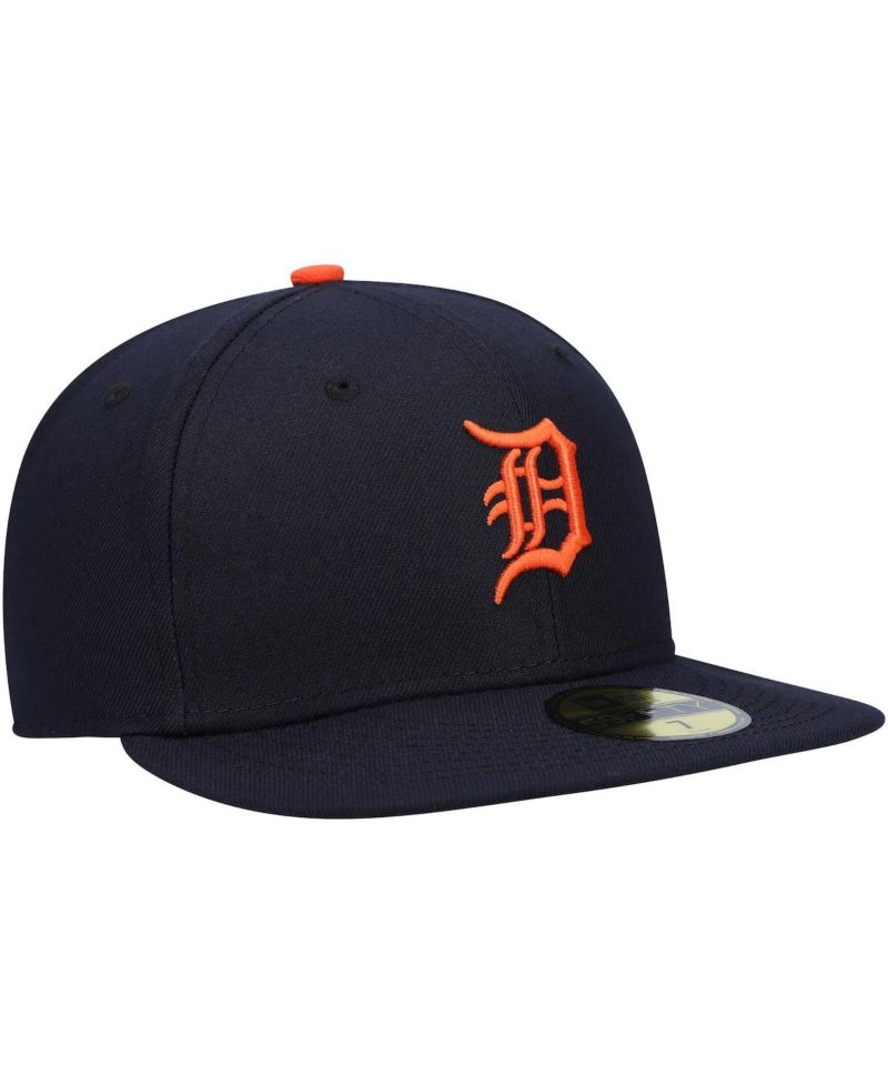 Men's Navy Detroit Tigers Authentic Collection On-Field Road 59FIFTY Fitted Hat