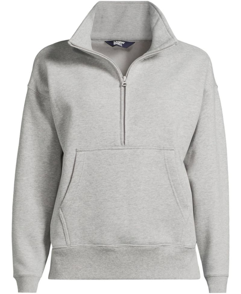 Plus Size Relaxed Serious Sweats Long Sleeve 1/2 Zip Sweatshirt