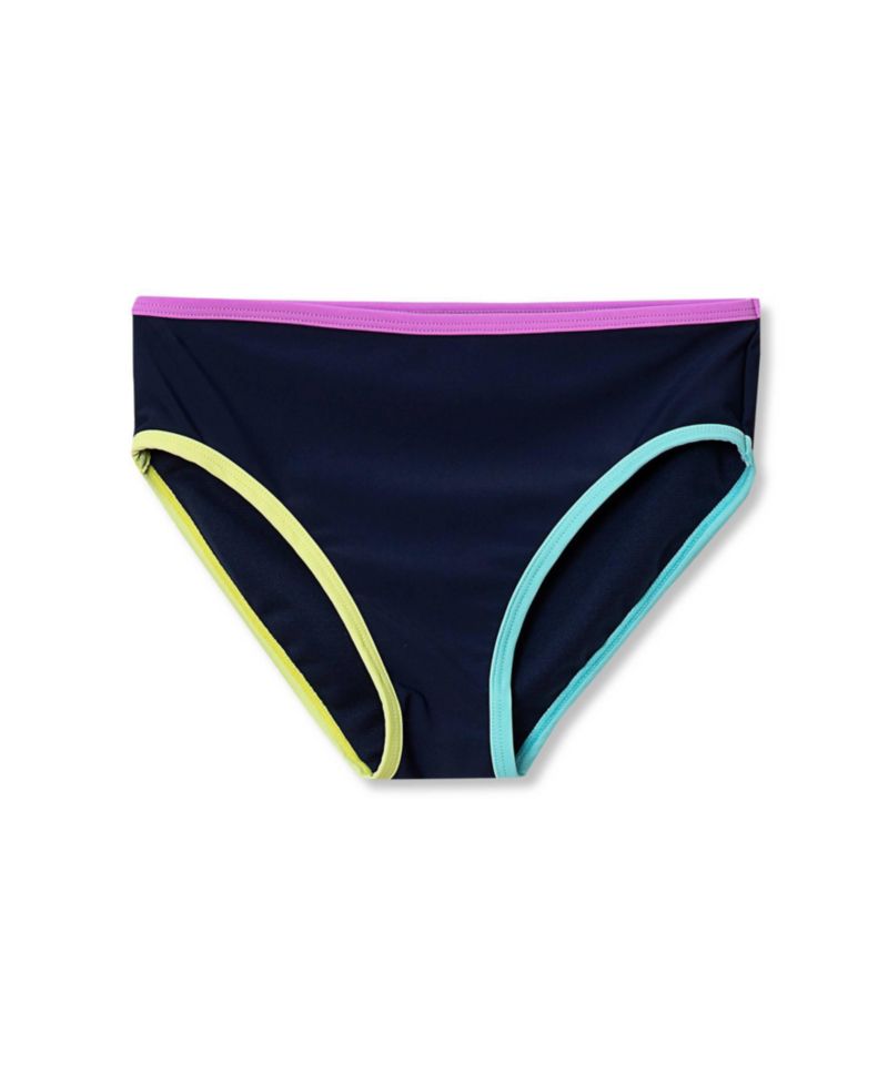 Girls Chlorine Resistant Contrast Bikini Bottoms