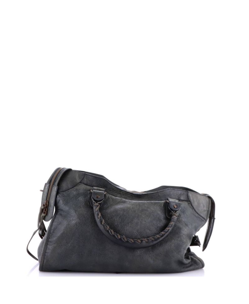 Medium City Classic Studs Bag Leather