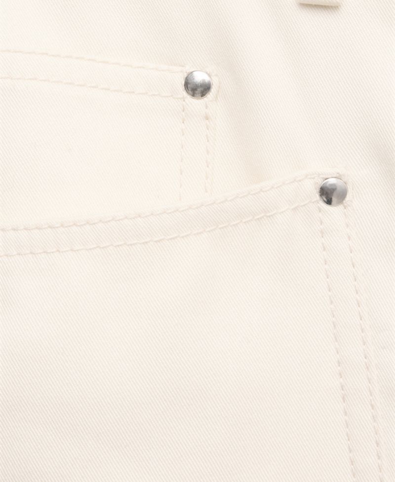 Women's Selection Mid-Rise Balloon Cotton-Blend Pants with Decorative Seams