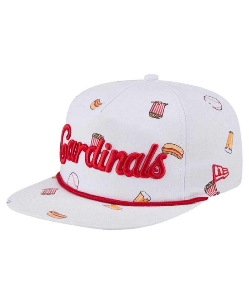 Men's White St. Louis Cardinals Team Cheer Rope 19TWENTY Adjustable Hat