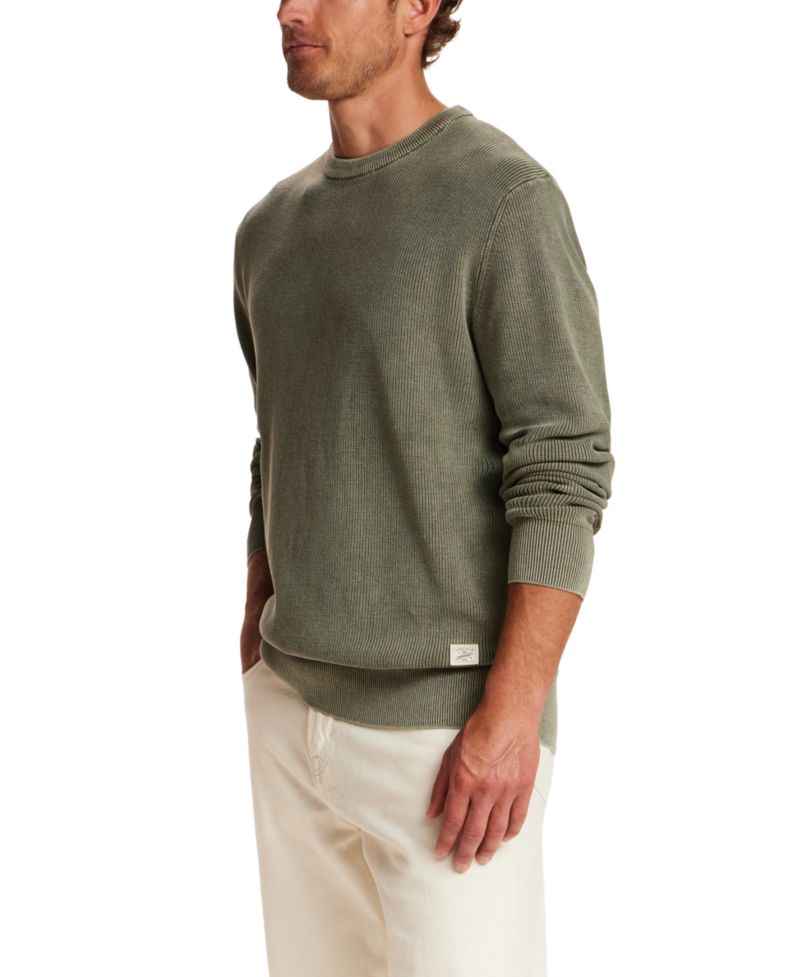 Men's Rib Knit Stonewash Sweater