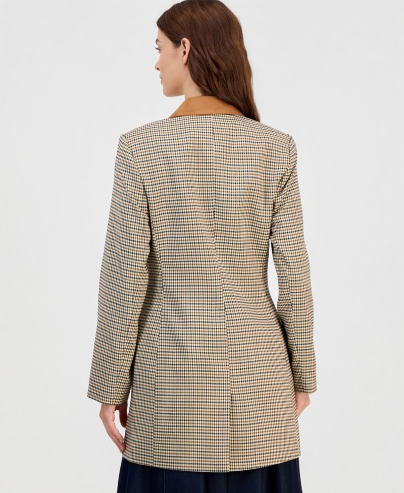 Women's Plaid Topper Jacket