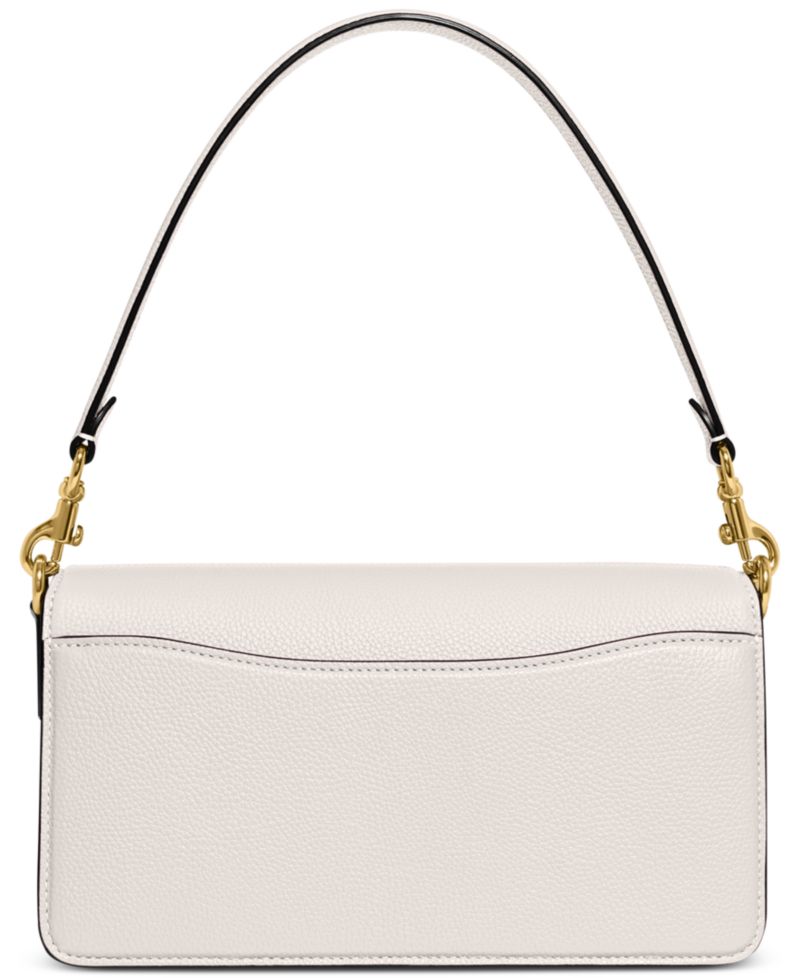 Tabby Medium Polished Pebble Leather Shoulder Bag 26