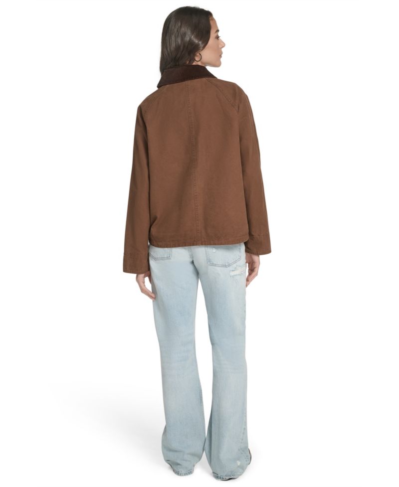 Women's Regular Short Cotton Barn Jacket