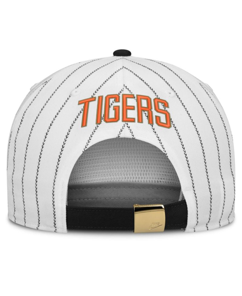 Men's White/Black Detroit Tigers Cooperstown Collection Pro Adjustable Hat