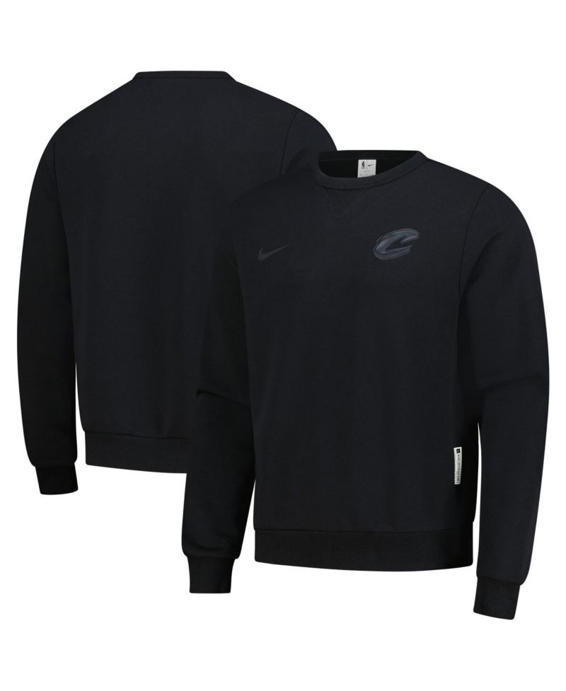 Men's Black Cleveland Cavaliers Authentic Standard Issue Travel Dri-FIT Sweatshirt