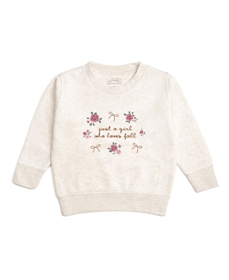 Baby Girls Just A Fall Girl Sweatshirt