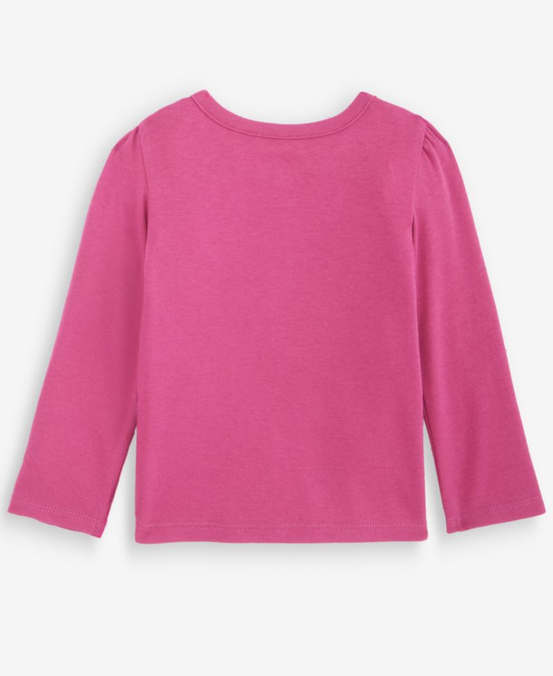 Baby Girls' 3M-24M Mix & Match Long-Sleeve Ballerina Cat T-Shirt