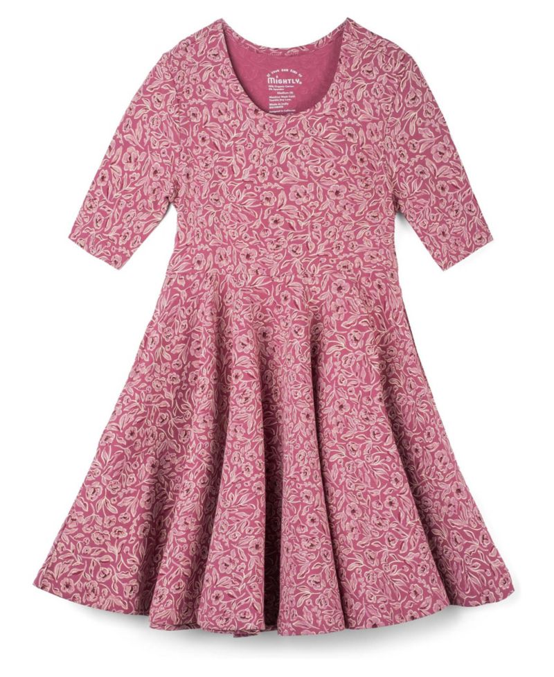 Girls' 4-16 Short-Sleeve Fit & Flare Party Dress