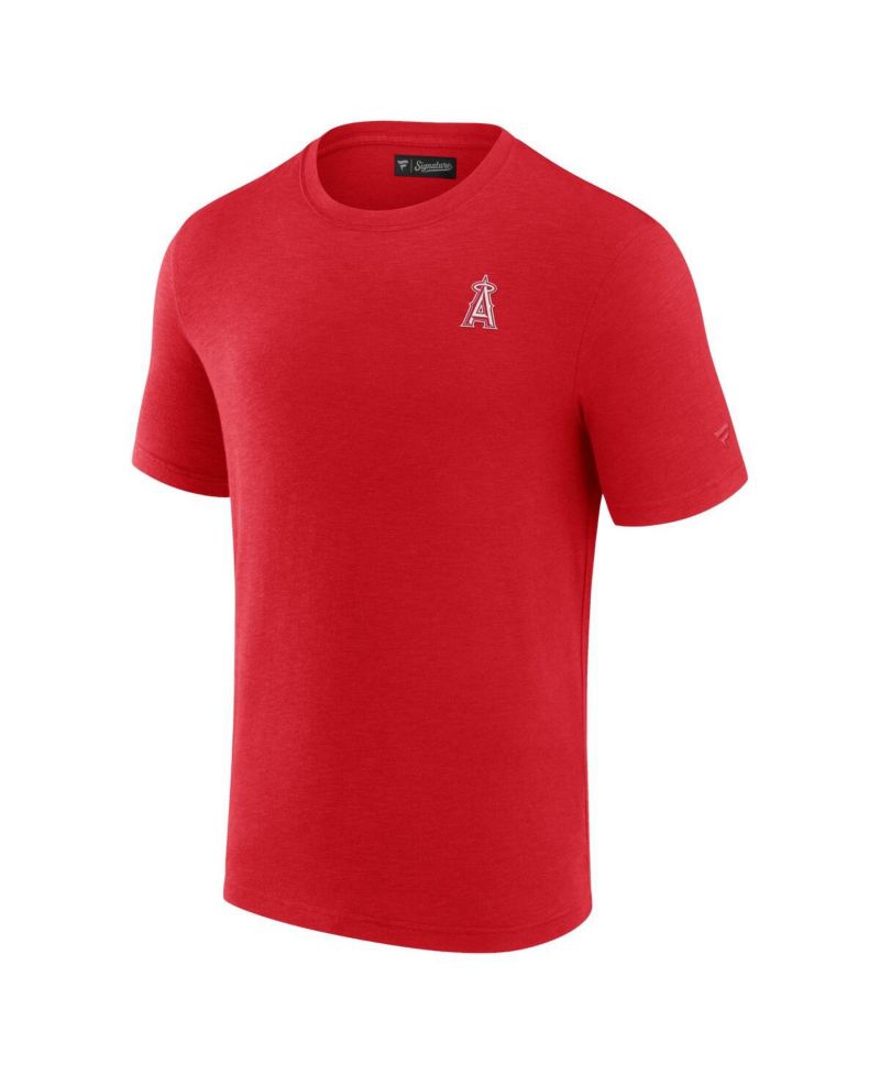 Men's Red Los Angeles Angels Modal Short Sleeve T-shirt