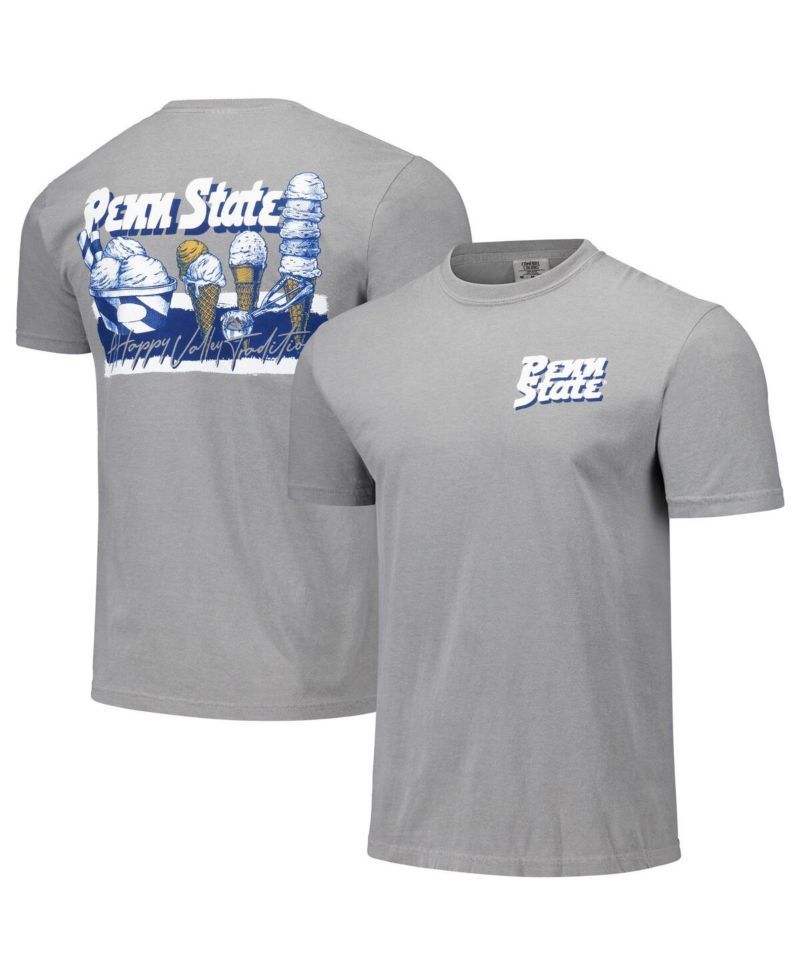 Men's and Women's Gray Penn State Nittany Lions Hyper Local Creamery Checkerboard T-Shirt