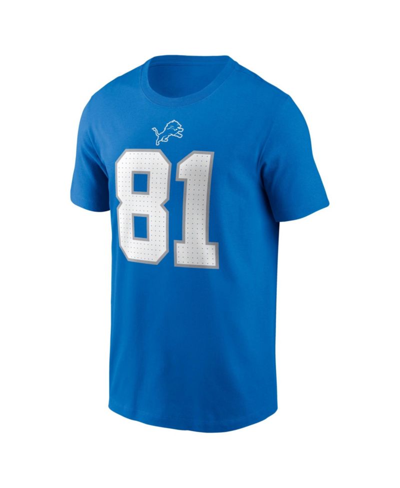 Men's Detroit Lions Calvin Johnson Crewneck T-Shirt
