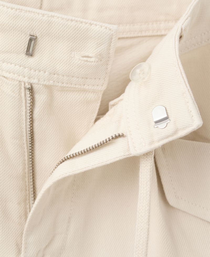 Women's Mid-Rise Flap Pockets Denim Shorts, 2.36" Inseam