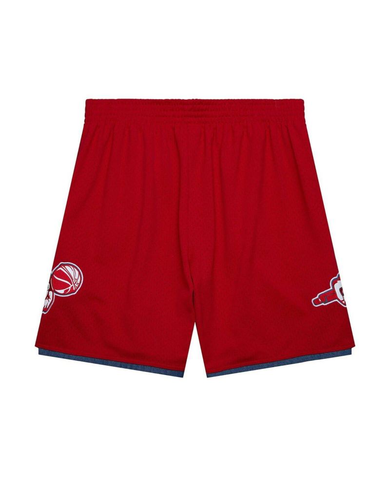 Men's Red AND1 Mixtape Mesh Shorts