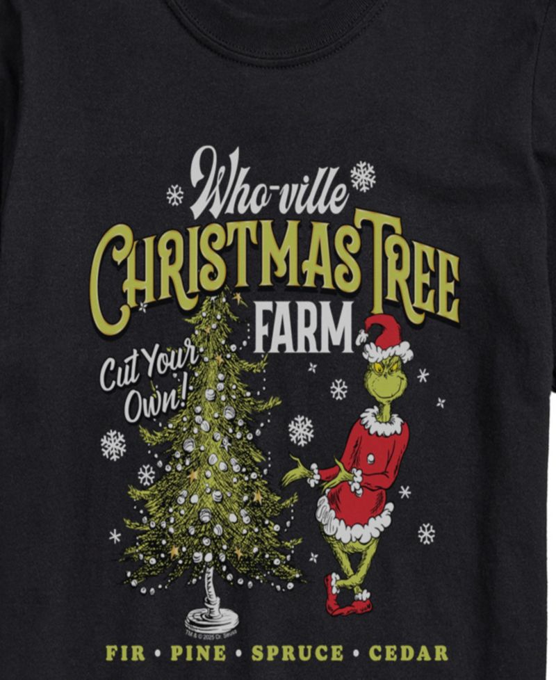 Men's The Grinch Tree Graphic Short-Sleeve T-Shirt