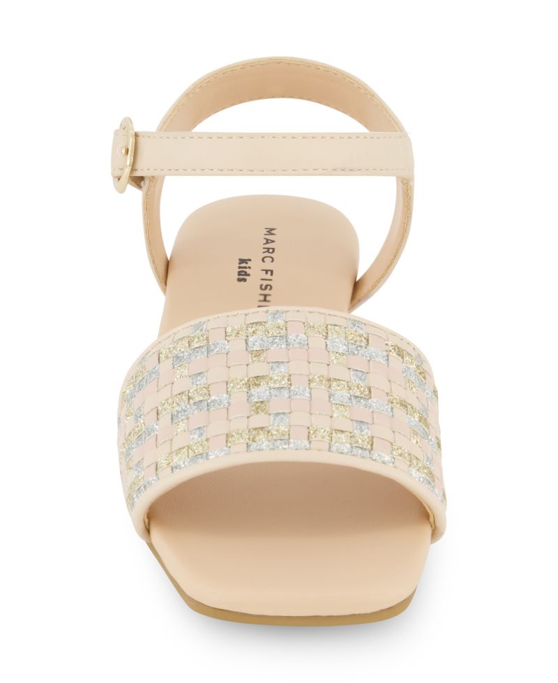 Little and Big Girls Hazel Woven Open Toe Sandals