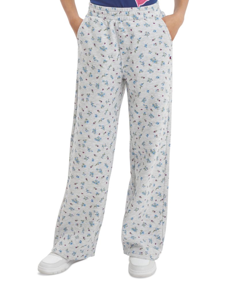 Girls' 7-16 Printed Wide-Leg Pants