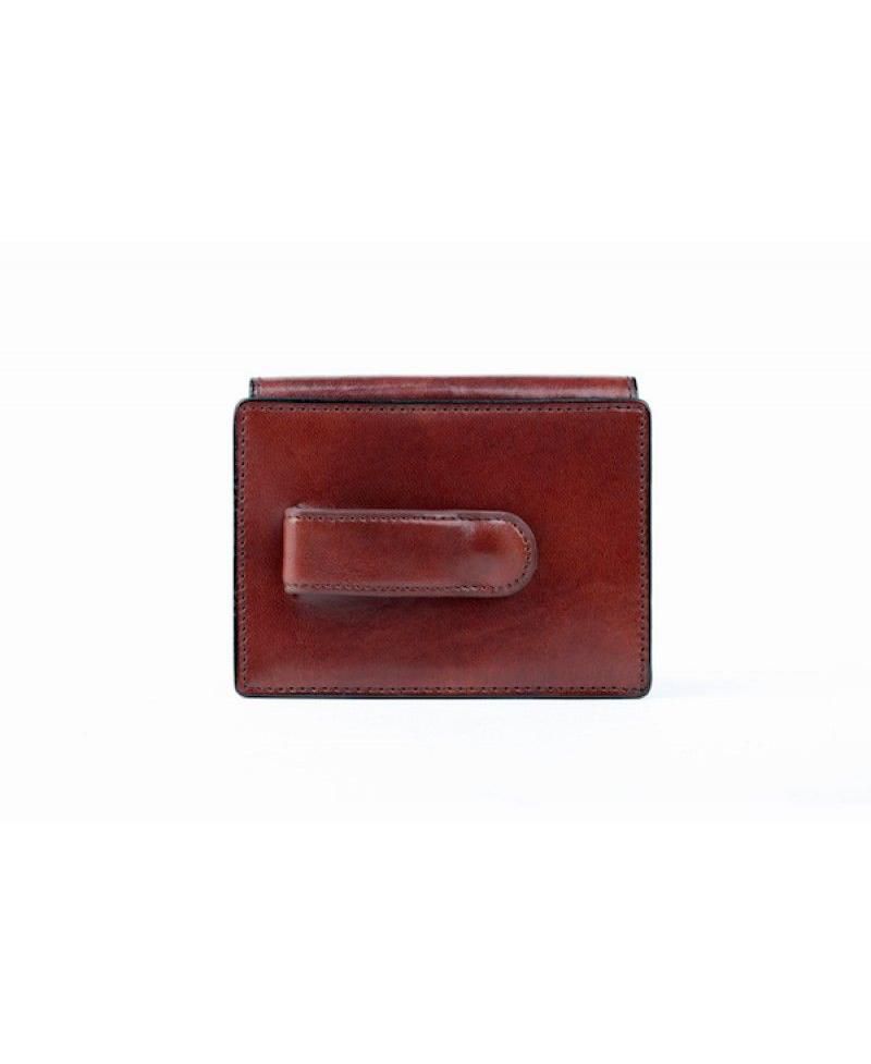 Men's Old Leather Front Pocket ID Wallet