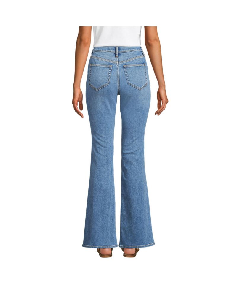 Women's Petite Recover Denim High Rise Skinny Flare Jeans