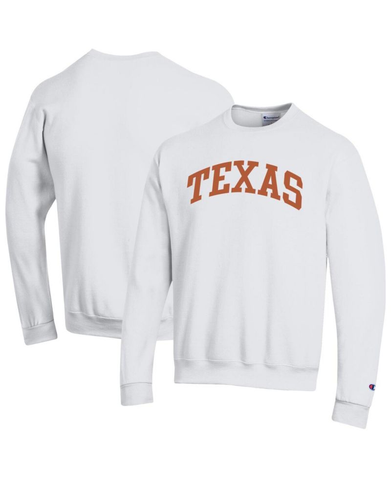 Men's Texas Orange Texas Longhorns Basic Arch Fleece Pullover Sweatshirt