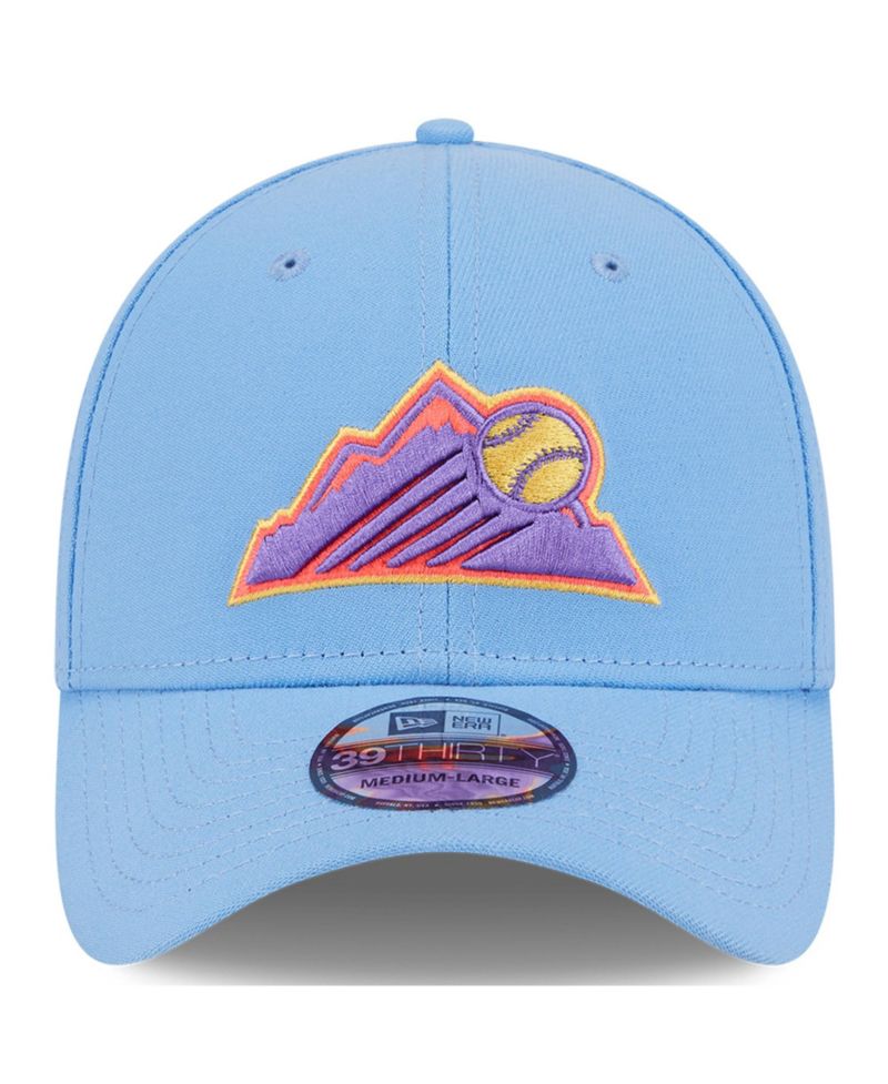 Men's Light Blue Colorado Rockies 2025 City Connect 39THIRTY Flex Hat