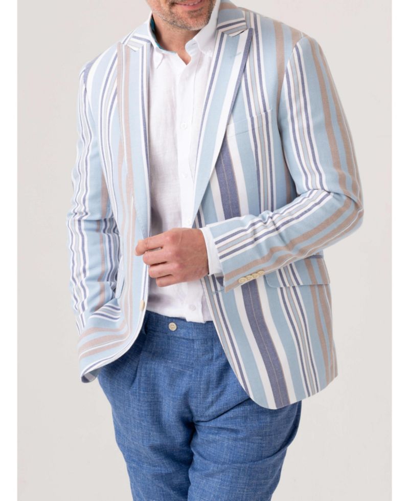 Men's Kikoy Cotton Tailored Blazer