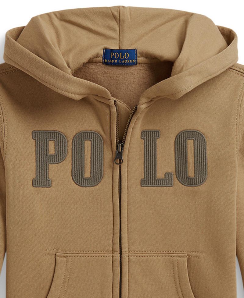 Boys' 2T-7 Logo Fleece Full-Zip Hoodie