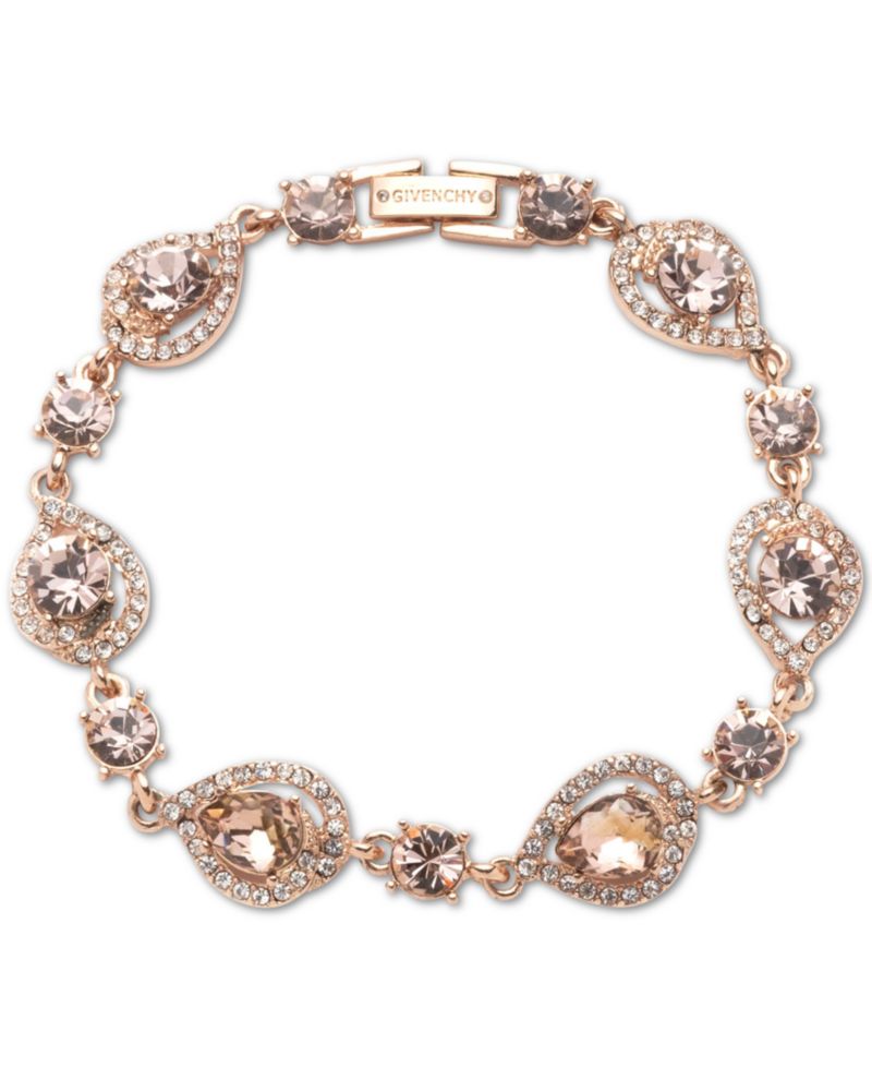 Pear-Shape Crystal Orbital Flex Bracelet