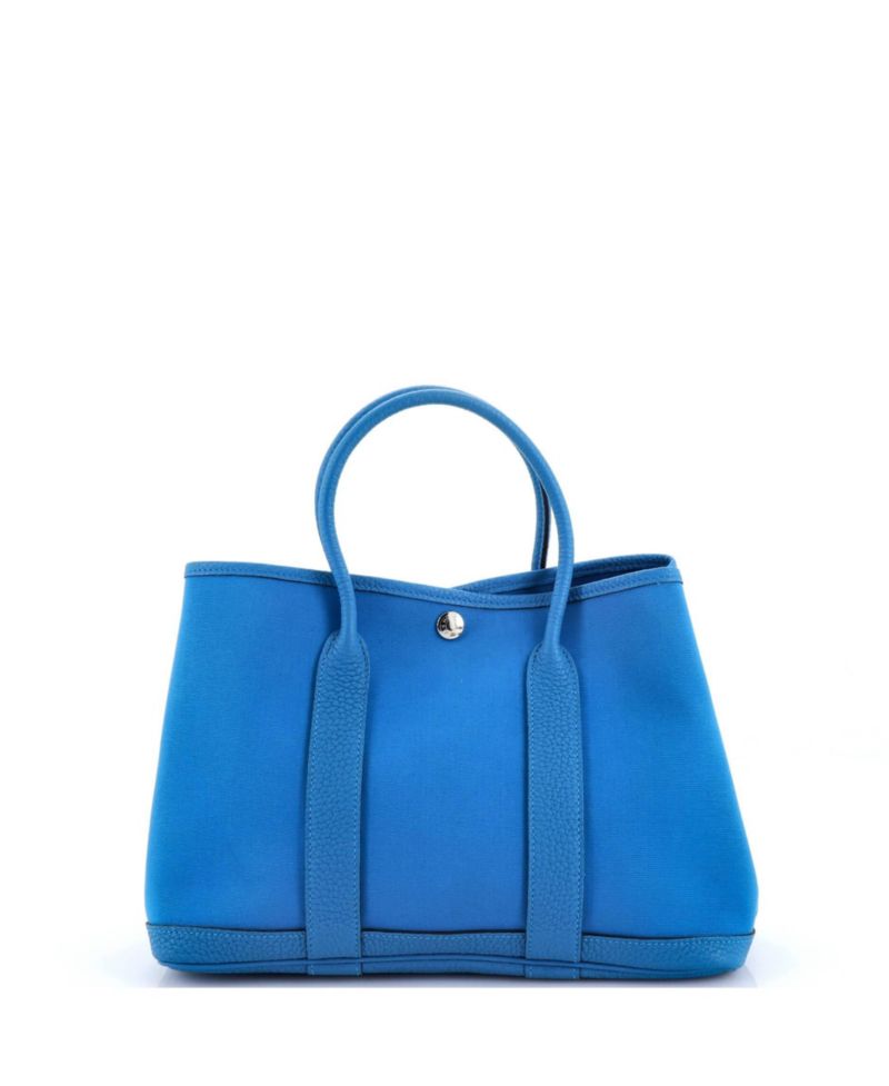 30 Garden Party Tote Toile and Leather