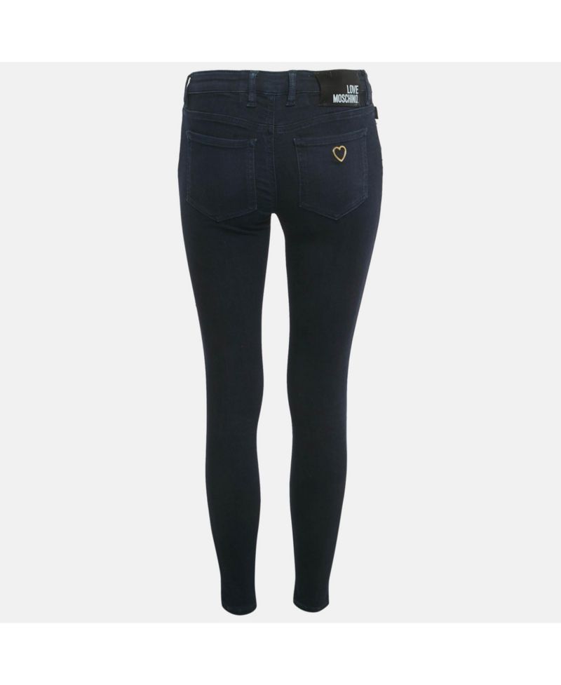Women's Distressed Mid-Rise Skinny Jeans