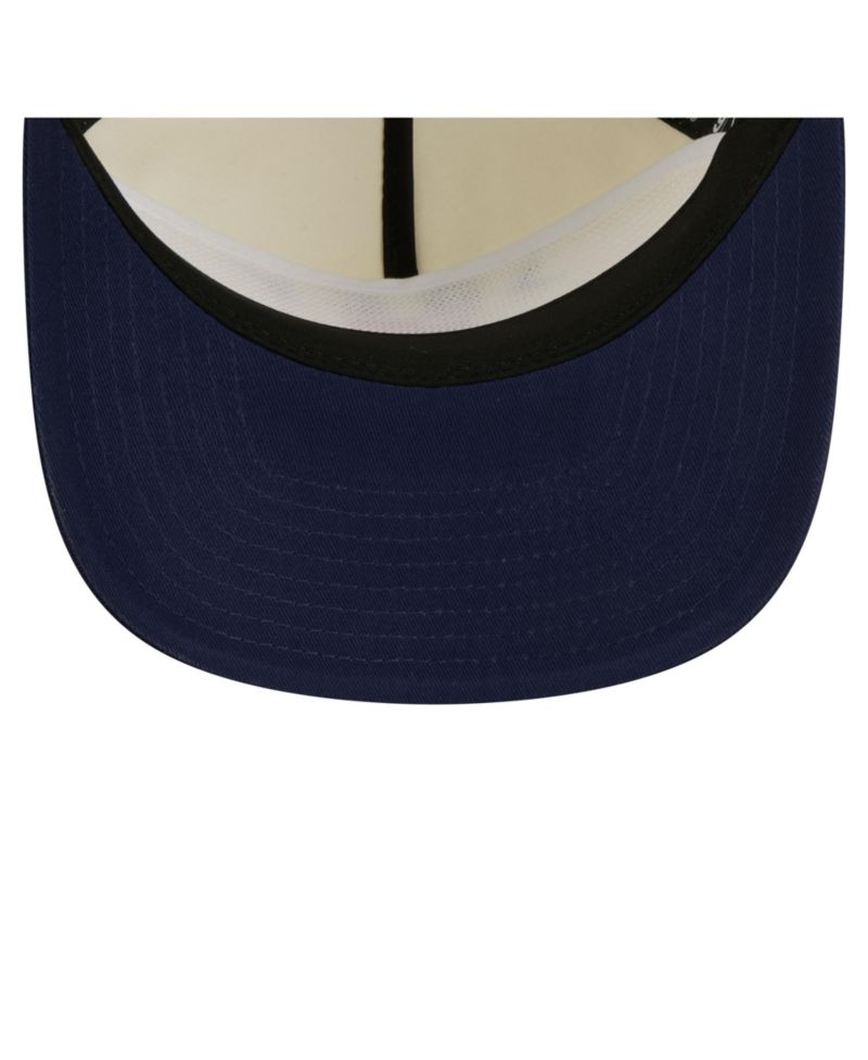 Men's Cream/Navy Joey Logano Flag 19TWENTY Adjustable Hat