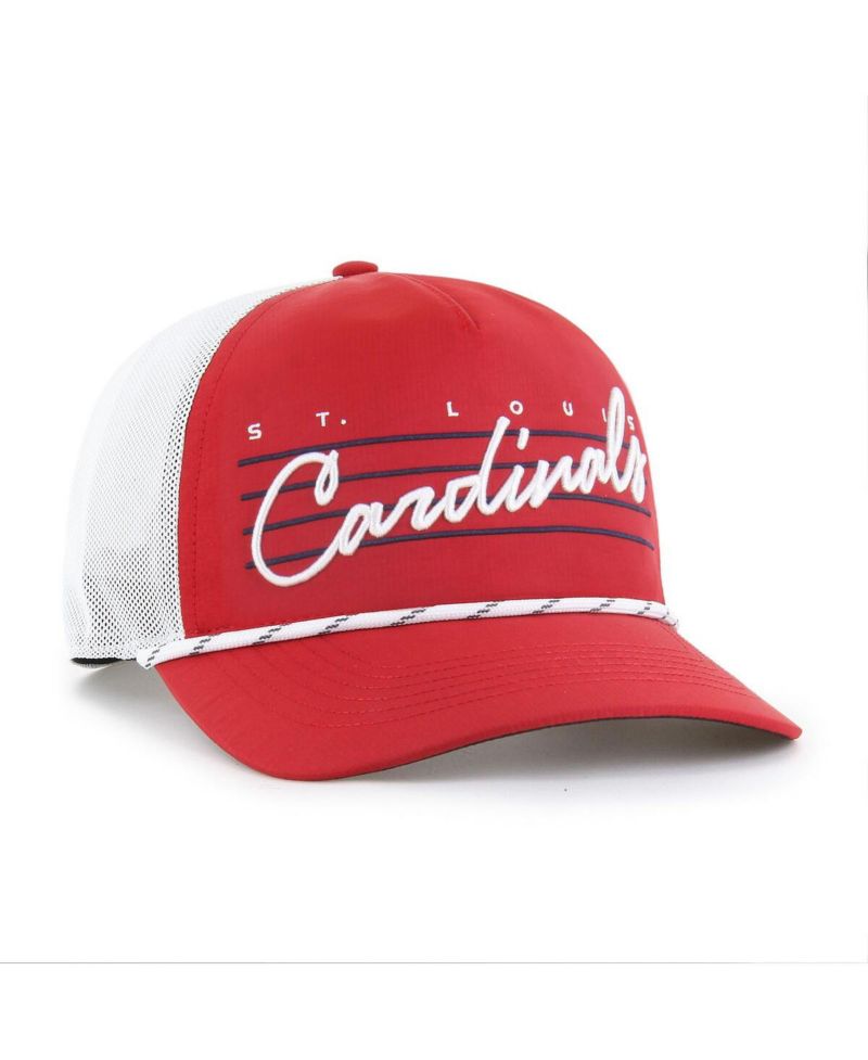 Men's Red St. Louis Cardinals Brrr Downburst Mesh Hitch Adjustable Hat