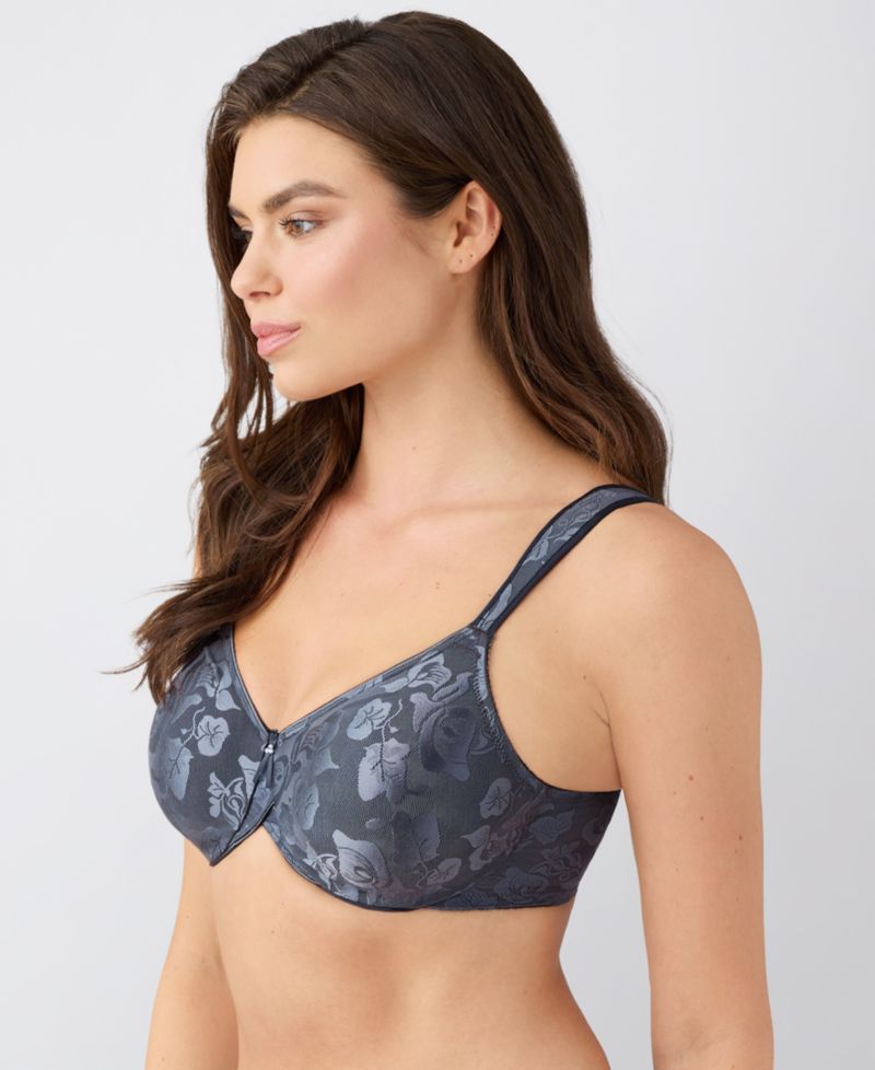 Women's Awareness Full Figure Seamless Underwire Bra 85567, Up To I Cup