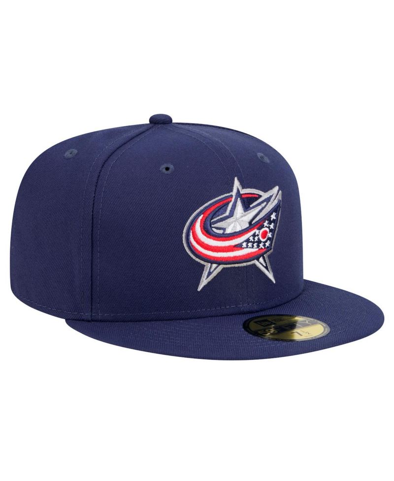 Men's Navy Columbus Blue Jackets Core 59FIFTY Fitted Hat