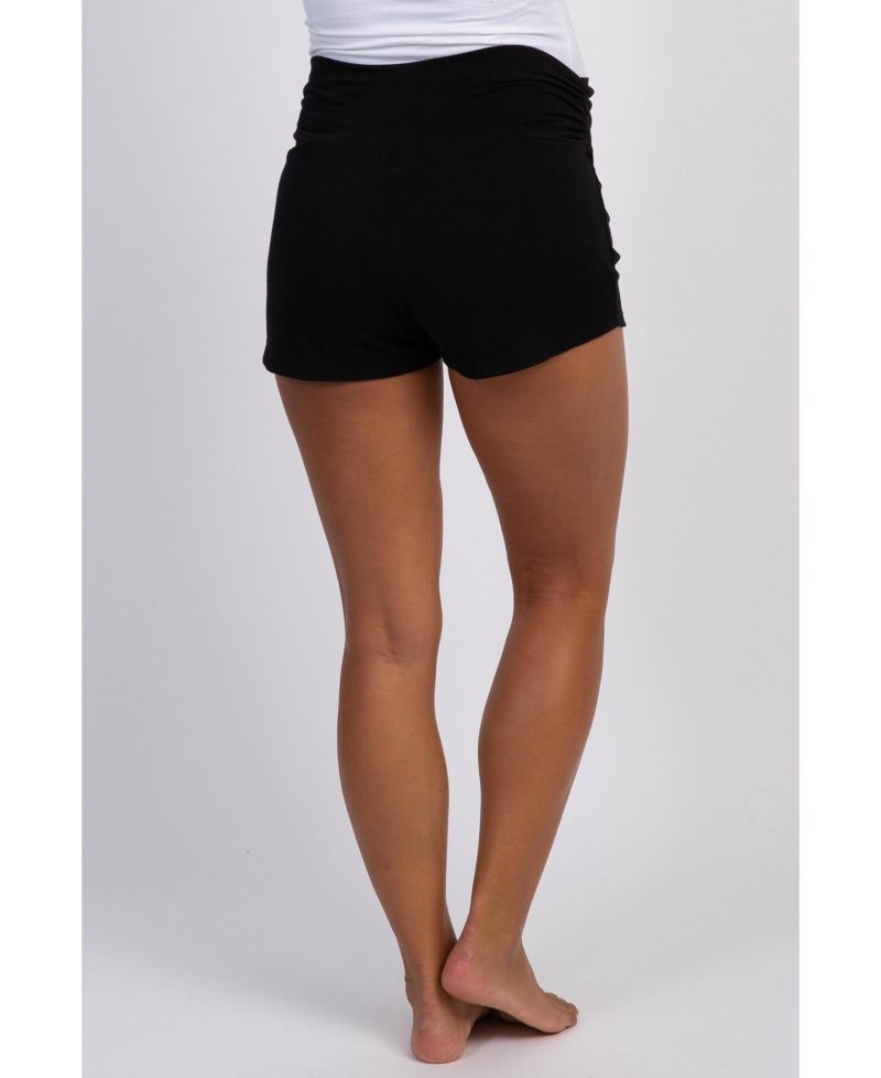 Women's Heather Grey Ruched Side Lounge Shorts